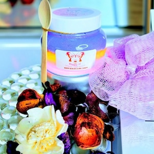 Foaming Sugar Scrub: Exfoliating Body Polish - Skin Candy (8oz/4oz, 70 Scents)