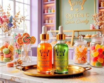 Gold Shimmer Body Oil: 2oz Scented Moisturizer - Spa Gift