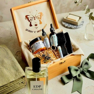 My KING Beard Grooming Kit with 3.4 EDP Cologne| Spa Gift Set| Beard Kit| Beard Gift Box | Beard Basket| Beard Kit Gift Set| Beard Care Kit