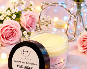 Glow Up Body Balm Glaze: Silky Glowing Skin Moisturizer - 2oz/4oz/8oz