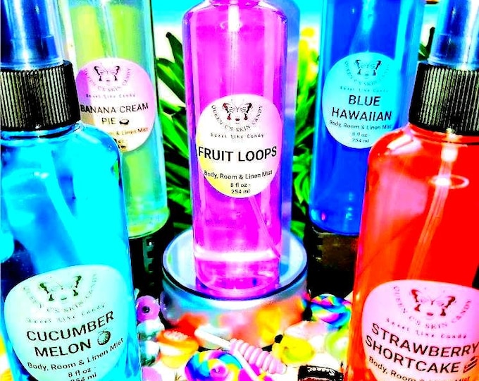 Room & Linen Spray: Air Freshener, Multiple Scents, Bathroom Spray, Car Spray