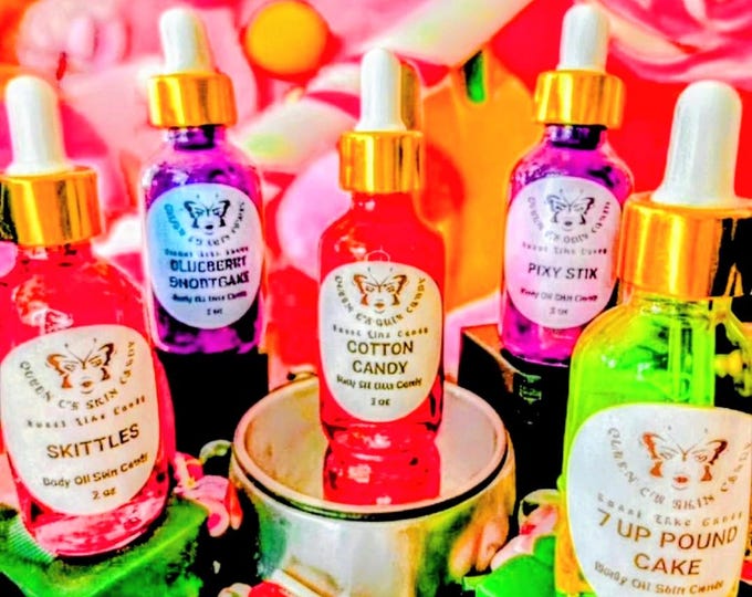 Sweet Body Oil Skin Candy (over 70 scents available) 1oz, 2oz,4oz & 8oz