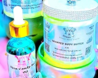 BOSS Trio Bundle Collection - Whipped Body Butter, Body Oil and Sugar Scrub -Self Care Package| Bath & Body Gift| Pamper Gift|Valentine Gift