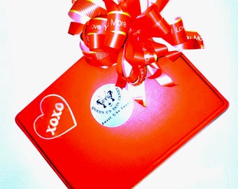 Valentine's Day Gift Box-Whipped Body Butter, Sugar Scrub, Body Oil, Body Lotion, Handmade Soap, Scented Candle and Large Gift from Queen C