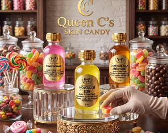 Scented Body Oil Trio: Honolulu Sun, Pink Sugar, Oatmeal Milk & Honey