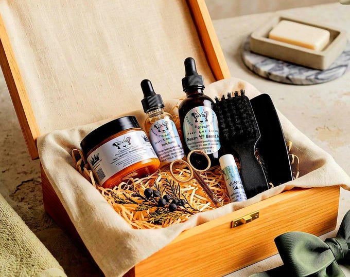 My KING Beard Grooming Kit: Spa Gift Set with EDP Cologne