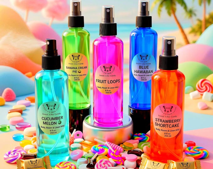 Room & Linen Spray: Air Freshener, Multiple Scents, Bathroom Spray, Car Spray