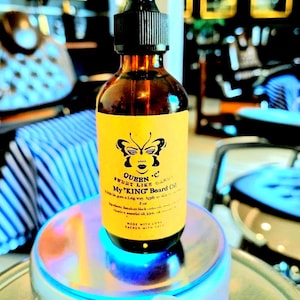 King Beard Oil: Natural Hydrating Moisturizer with Argan & Jojoba