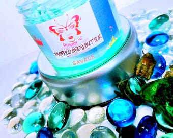 Men's Collection Whipped Body Butter skin candy 8 oz, 4 oz & 2 oz - You can personalize Lid with initial