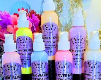 Body Icing Lotion Skin Candy 8oz & 4oz (over 70 scents available!)