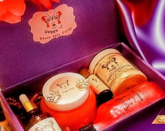 Gift Baskets for Men and Woman (over 70 scents) Comes with free small Queen/King Brooch Pin and free .34 oz roll on body oil -Large & Small