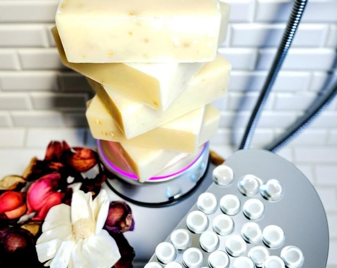 Handmade Soap Bar (1 bar 4.5 oz) - 21 different scents to choose from (Includes soap pouch). Spa Gift Basket, Relaxation Gift Set, Self Care