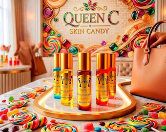 Roll-On Body Oil: Skin Candy Perfume - 70+ Scents, Spa Gift