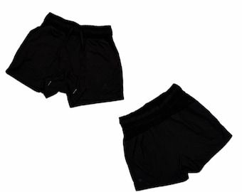 Lululemon Inner Glow High-Rise Shorts - Black - Size 2 - Ribbed Knit Lounge Shorts.
