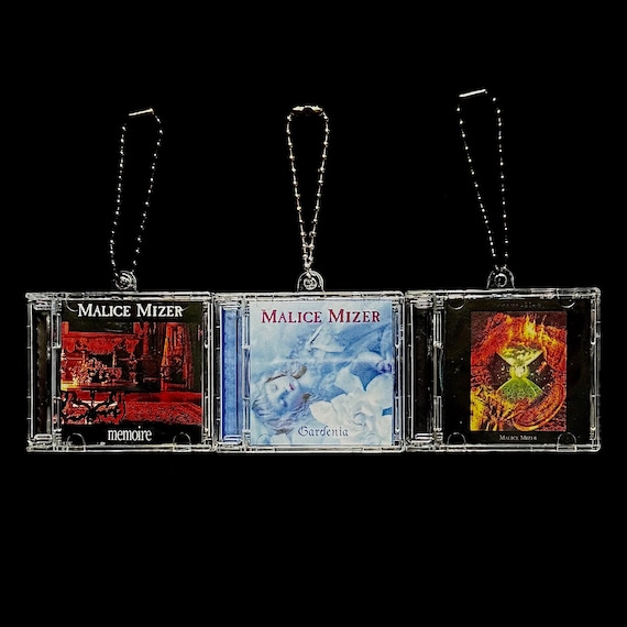 Malice Mizer Mini CD Keychains - Etsy Malice Mizer Mini CD Keychains - Etsy