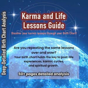 Lectura de la Carta Astral, Análisis Personalizado de Karma y Lecciones de Vida: Natal Digital Profundo, Perspectivas de Vidas Pasadas, Patrones Kármicos y Crecimiento Espiritual