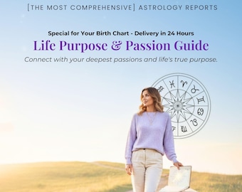 Lecture d'astrologie sur un objectif de vie - Guide d'appel personnalisé et cadeau de Noël
