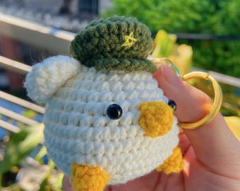 Handmade Crochet Duck Keychain – Cute Animal Keyring, Unique Gift, Bag Charm, Duck Lover Accessory