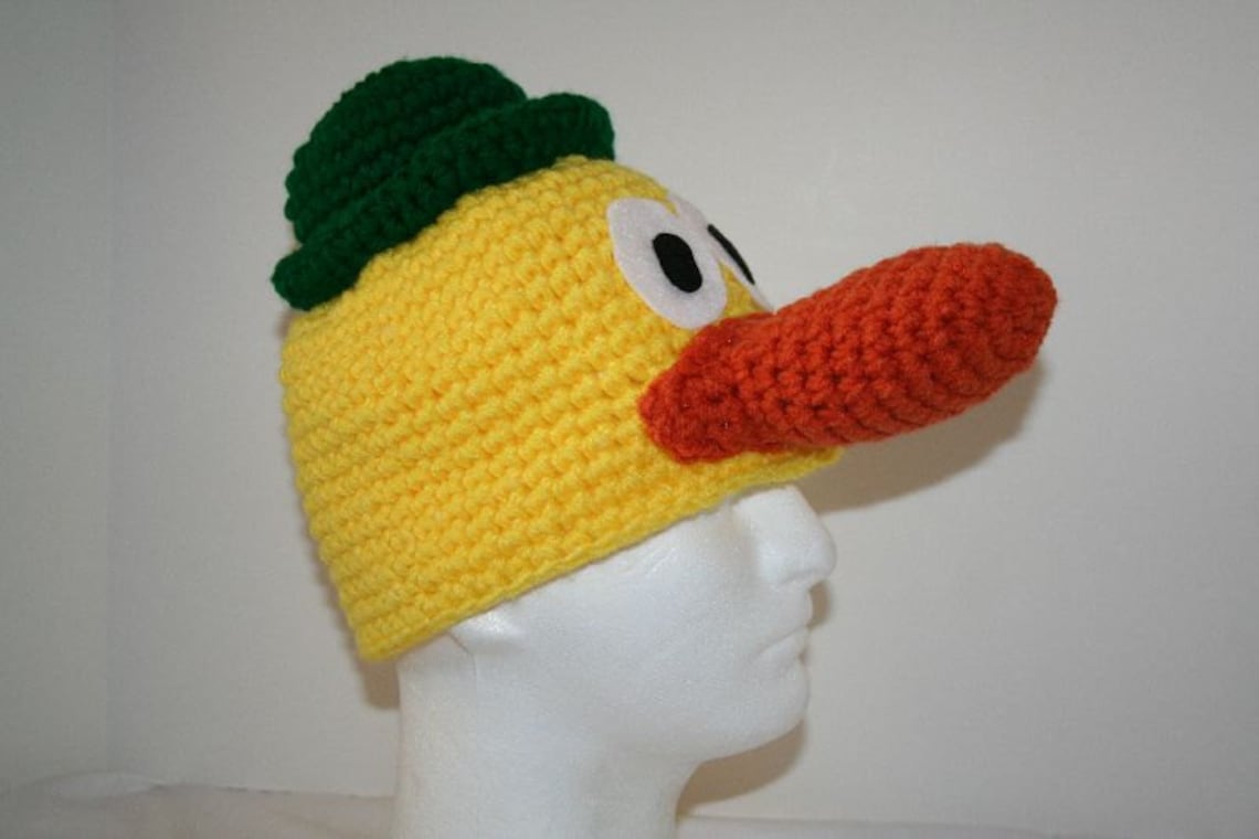 Cute Hat Yellow Duck With a Hat on Top Inspired by Pato on Etsy