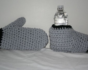Conjunto de manoplas y mitones de ganchillo: color a elegir