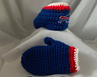 Buffalo Bills Drink Mitt and mitten set - The mitten with the drink holder built right in