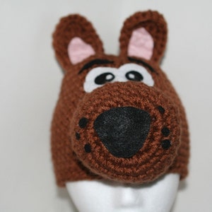 child size dog hat - Unique handmade winter hat made to look like a brown dog - Currently made to order