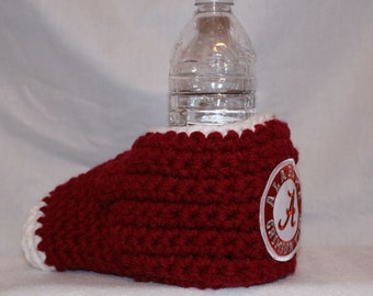 Ready to ship - Alabama Crimson tide Drink Mitt  - The mitten with the drink holder - show your team pride - Roll tide