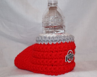 Ohio State Drink Mitt and mitten set - The mitten with the drink holder