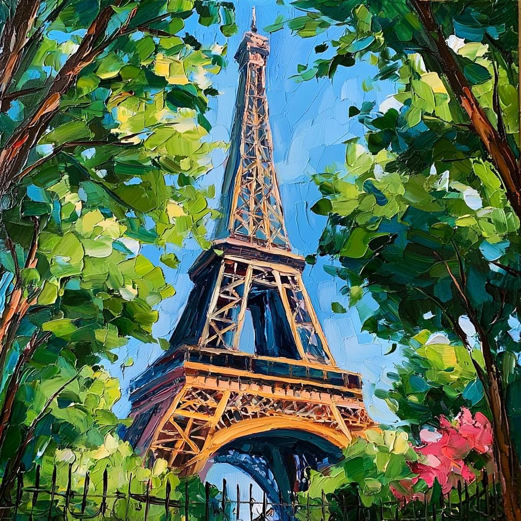 Original Paintings French - Etsy