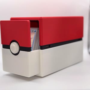 Boîte de rangement principale TCG | Peut contenir plus de 400 cartes (avec ou sans pochette) | Organiseur sécurisé et élégant | Conception à ressort