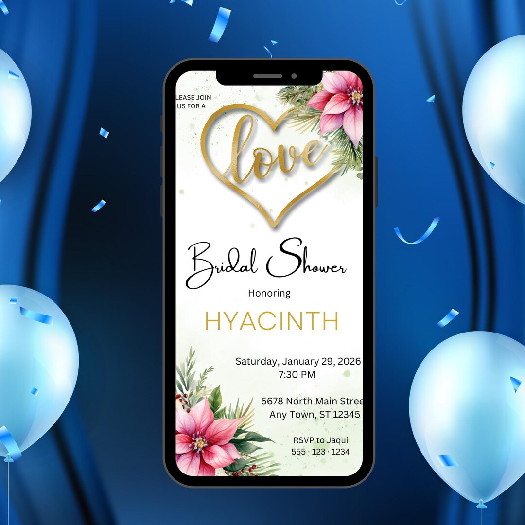 Digital Bridal Shower Invitation - Etsy