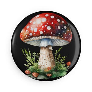 Button Magnet, Round (1 & 10 pcs)