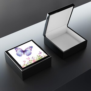 Butterfly Jewelry Box, Keepsake Storage, Floral Gift for Her, Perfect for Mothers Day, Spring Decor, Wedding Keepsakes