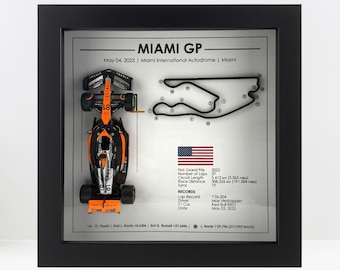 Oscar Piastri Miami GP Win 3D Track 2025 Formula 1 Grand Prix - McLaren F1