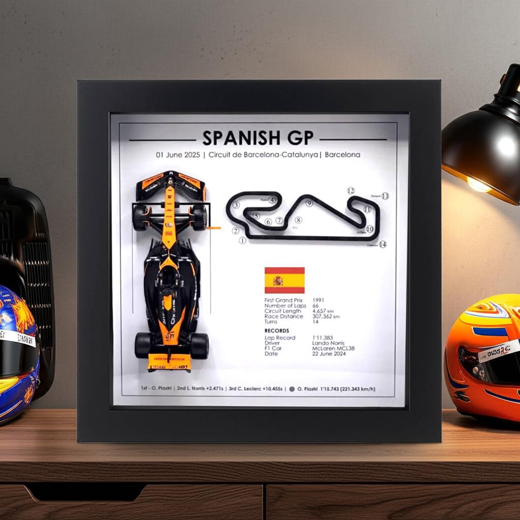 オスカー・ピアストリ 2025 スペインGP シャドーボックス
