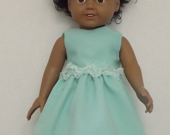 Fancy party dress for the American Girl or other 18" girl doll