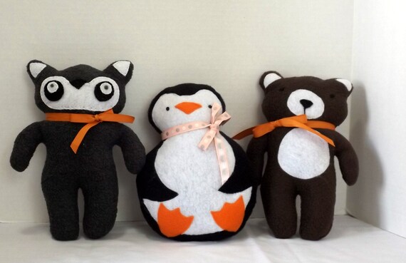 animal plushies