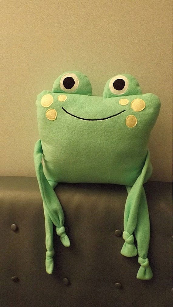 frog pillow pet
