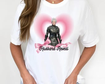 Astarion Husband Reveal Shirt Astarion Shirt Unisex Shirt Perfect For Gamers Astarion Baldurs Gate 3 Shirt BG3 Merch