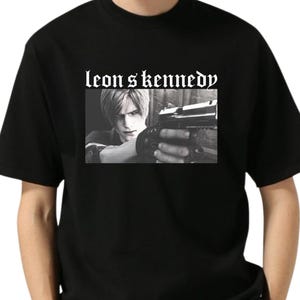 Leon S Kennedy Shirt Leon Resident Evil Shirt Unisex Gaming Shirt Gift for Him and Her RE4R Leon Kennedy Graphic Shirt