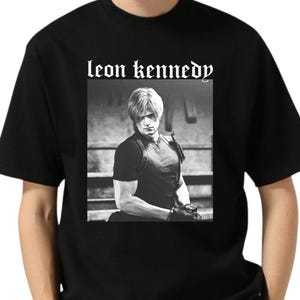 Leon S Kennedy Shirt Leon Resident Evil Shirt Unisex Gaming Shirt Gift for Him and Her RE4R Leon Kennedy Graphic Shirt