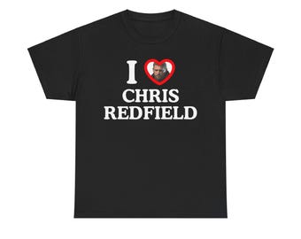 I Love Chris Redfield Shirt Resident Evil Village Gift For Him and Her Unisex Shirt RE Village I &lt;3 Chris Redfield Shirt
