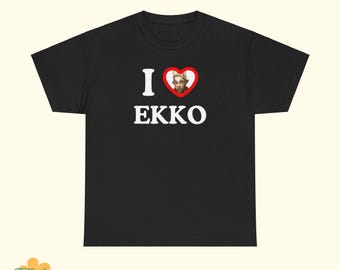 I Love Ekko Shirt Arcane Shirt League of Legends Shirt Unisex Tee Gaming Tshirt LoL Shirt I &lt;3 Ekko Arcane Shirt Gift for Him and Her