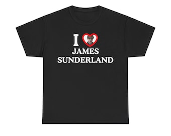 I Love James Sunderland Shirt Silent Hill 2 Remake Shirt Unisex Tee Gaming Tshirt I &lt;3 James Sunderland Silent Hill Shirt