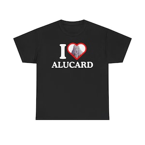 I Love Alucard Shirt Alucard Castlevania Shirt Unisex Gamers Shirt I &lt;3 Alucard