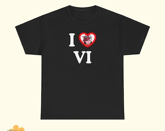 I Love Vi Arcane Shirt League of Legends Shirt Unisex Tee Gaming Tshirt LoL Shirt I &lt;3 Vi Arcane Violet Gift for Him and Her