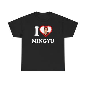 I Love Mingyu Shirt Mingyu SVT Shirt Unisex I &lt;3 Mingyu