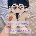 Custom Cotton Doll Clothes, Custom Full Set Of Clothing, Custom Plush Doll Clothes, Custom Clothes Of Various Sizes
