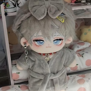 Katoenen poppenkleding van 10 cm/15 cm/20 cm, volledige set kleding, pluche poppenkleding, op maat gemaakte kleding in verschillende maten