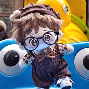 Katoenen poppenkleding van 20 cm, volledige set kleding, pluche poppenkleding, op maat gemaakte kleding in verschillende maten